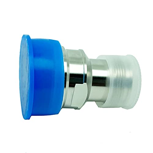 4.3-10 Mini DIN Female to L29 Female Aadpter Low PIM 160dBc 4.3/10 Mini Din to 7/16 Low PIM 160dBc Adaptor - color: 4.3-10 Female to 7/16 Female