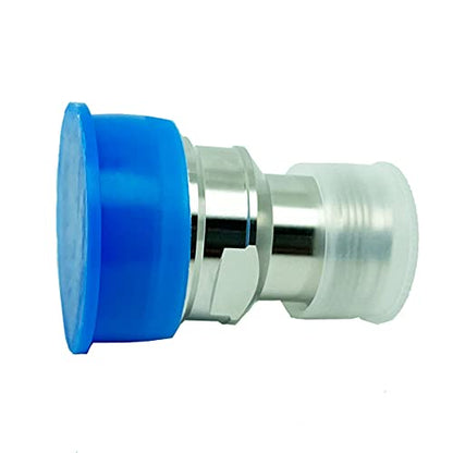 4.3-10 Mini DIN Female to L29 Female Aadpter Low PIM 160dBc 4.3/10 Mini Din to 7/16 Low PIM 160dBc Adaptor - color: 4.3-10 Female to 7/16 Female