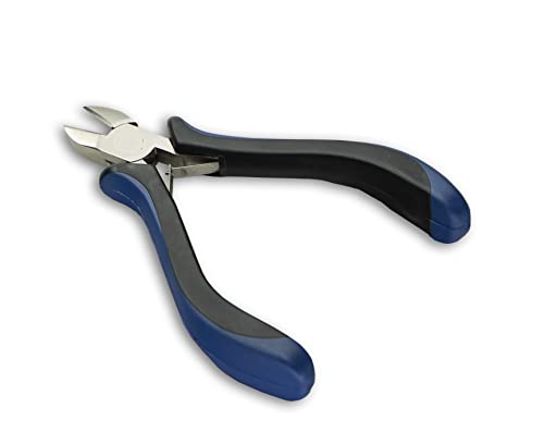 HURON Precision Diagonal Cutter Pliers, Springloaded, Diagonal (1/3/10/25/100 pc) (3pc) - style: Diagonal