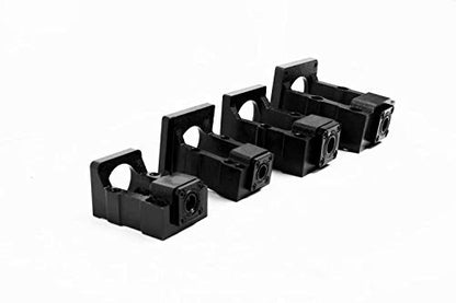 Nema 23 Stepper Motor Steel Mounting Bracket and BK15 Ball Screw Fixed End Supports Bearing Mount for 57mm Nema 23 Motor and 20mm CNC Ball Screw Ballscrew Kit SFU2005 SFU2010 2020 2040 - size: BK15-57mm