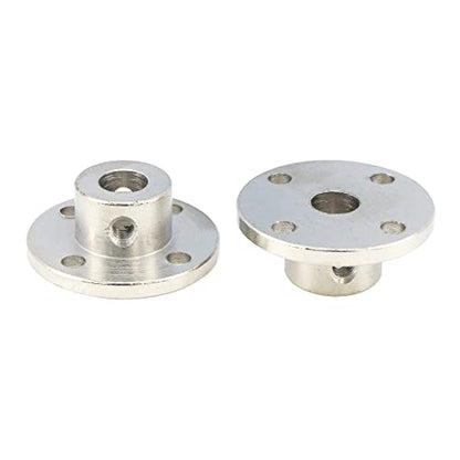 4Pcs 8mm Rigid Flange Shaft Coupling Motor Guide Shaft Coupler Connector with Set Screws & Wrench - color: 8mm