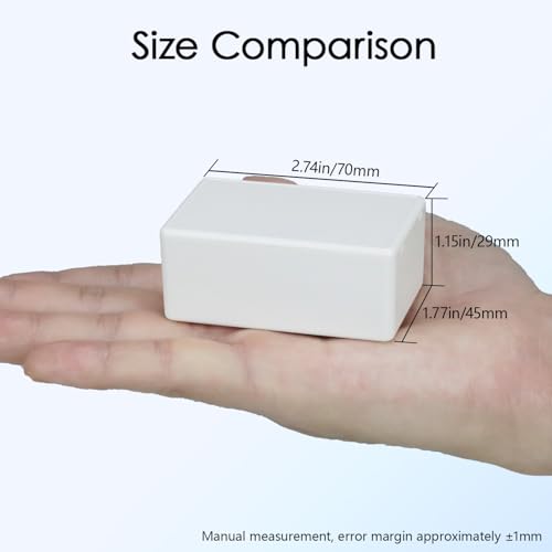 Project Box 8 Pieces Electrical Box Small Junction Box ABS Plastic Enclosure Power Electronic Case White 2.76" x 1.77" x 1.14"(70 x 45 x 29mm) - color: White, size: 2.76" x 1.77" x 1.14"