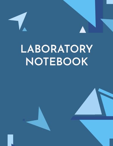 Laboratory Notebook: Professional Lab Logbook For Graduate Student Researchers With Geometric Design