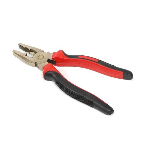 HURON Electrician Lineman Pliers, 8", Copper Alloy/Non-Magnetic (1/3/10pc) (3pc) - style: Heavy Duty