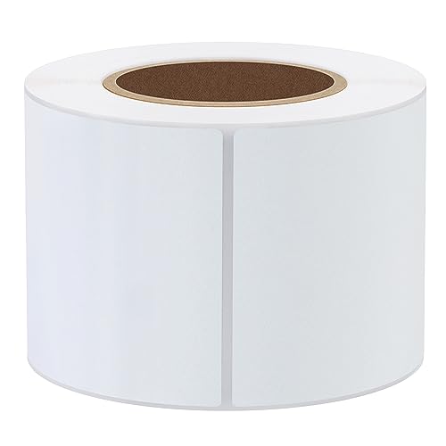 Hybsk 2.25x4 inch Direct Thermal Labels for Barcodes, Address, Compatible with Rollo Label Printer & Zebra Desktop Printers (2.25"x4",White) - color: 1 Roll White, size: 2.25"x4"