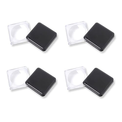 Carson MagniFlip 3x Flip-Open Pocket Magnifiers with Built-In Case - Set of 4 (GN-33MU) - size: Pack of 4