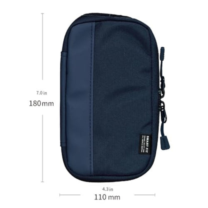 LIHITLAB Compact Pen Case, Water & Stain Repellent - color: Yellow Green, style: Compact