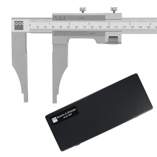 Brown&Sharpe 12 Inch Vernier Workshop Caliper 1/128 Inch Fine Adjustment