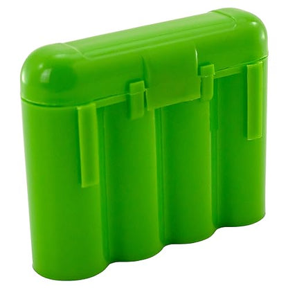 3 Pack AA / AAA / CR123A Green Battery Holder Storage Cases