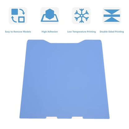 3D Printer Cool Plate 270x293mm Low Temperature Cold Build Plate Double Sided Platform with Microporous Coating, Perfect Fit for K2, Easy Model Removal, Washable