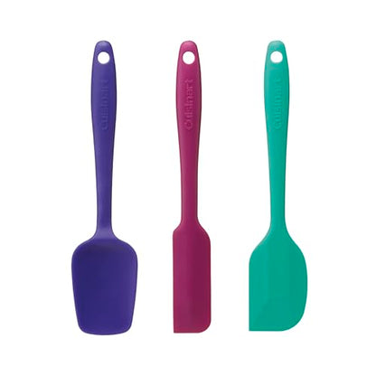 Cuisinart CTG-00-S3MSJ Mini Silicone Spatulas, Set of 3, Jewel - color: Jewel, size: Set of 3 Mini Spatulas