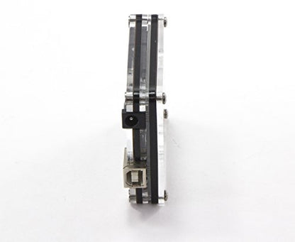 C4Labs Zebra Case Kit for the Arduino Uno R2, R3, R4, R4 WiFi (not Included) - Walnut