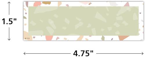 Teacher Created Resources Terrazzo Tones Labels Magnetic Accents (TCR77066)