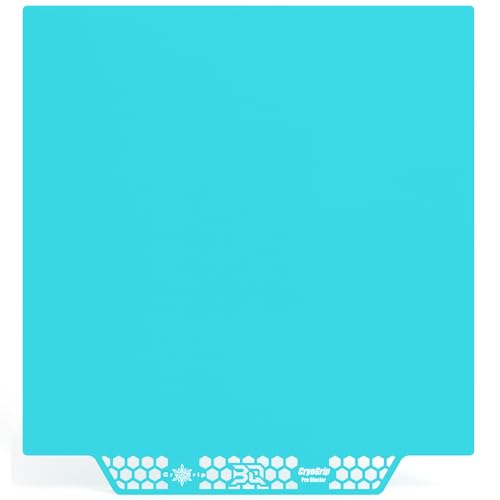 BIQU CryoGrip Pro Glacier Build Plate 235x235mm, for Adventurer 5M Pro/5X - color: Glacier-Blue, size: 235*235MM, style: Glacier