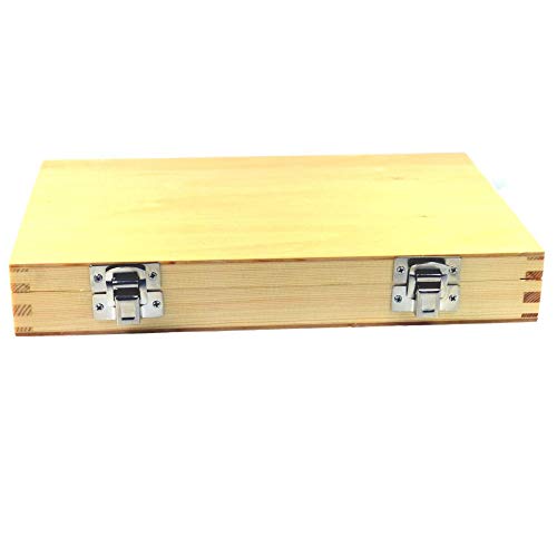 48 Pc Comprehensive Hobby Knife Set | Variety of Blades | Ergonomic Handles | Wooden Box 11" x 7" x 2" | Ultimate Craft Hobby Knife Blade Scapels For Precision Cutting Crafting - style: 48 Piece