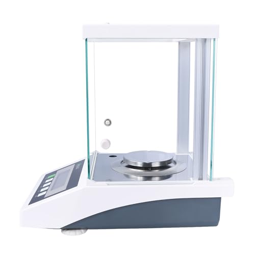U.S. Solid 0.1 mg Analytical Balance, 200g x 0.1mg, 0.0001g Lab Science Electronic Balance, Electromagnetic Transducer - size: 200 g with External Calibration