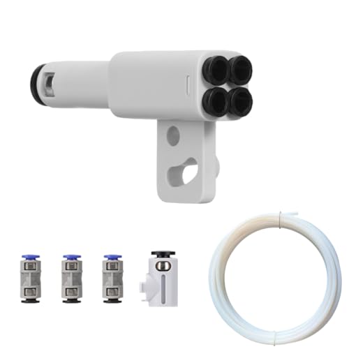 TANGBOLIBO Multi-AMS Expansion for 3D Printers Compatible with P1/P1S/X1/X1C/P2/H2/A1 Series and AMS/AMS 2 Pro/AMS HT 4-in-1 PTFE Adapter Tube Kits - size: 4-in-1 PTFE Adapter Tube Kits