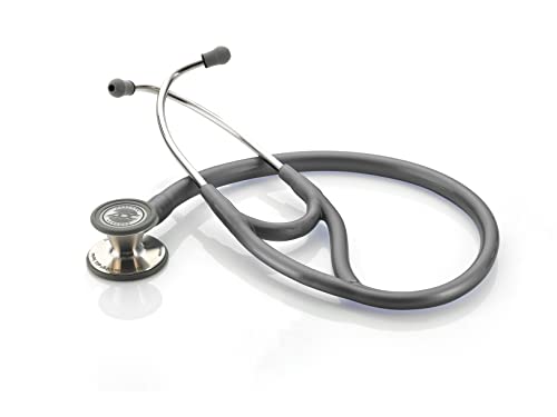 ADC Adscope 601 Convertible Cardiology Stethoscope, AFD Tunable Technology - color: Metallic Gray