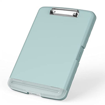 Rimilak Clipboard with Storage, 8.5 x 11'' High Capacity Clip Board, Green - color: Dark Green