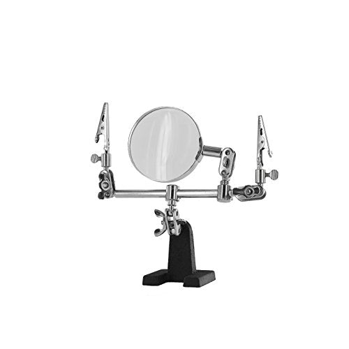 Modelcraft Helping Hands with Glass Magnifier