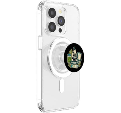 Wet Mount Club Microscopy Slide Preparation PopSockets PopGrip for MagSafe - style: Magnetic PopGrip