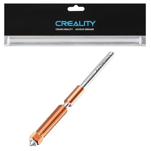 Official Creality K1C Nozzle 0.4mm, Unicorn Quick-Swap K1 SE Nozzle with Titanium Alloy Heat Break, Copper Alloy and Hardened Steel for Creality K1/K1 Max/K2 SE/Ender 3 V3/3 V3 SE KE 3D Printers - size: 0.4mm