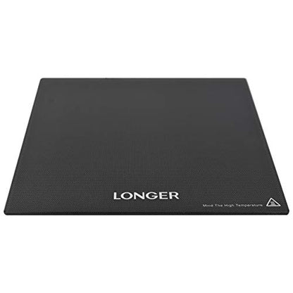 LONGER lk4pro lk4 Glass Bed Upgraded ，Thickness 4mm 235x235mm Flatness Below 0.2mm Four Corners Rounded R5mm Lattice Glass ，High Hardness Durable Glass Platform for 3D Printer - size: MH-X9NO-RUJ8