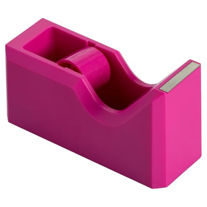 JAM PAPER Colorful Desk Tape Dispensers - Pink - 3/Pack - color: Pink, size: Pack of 3