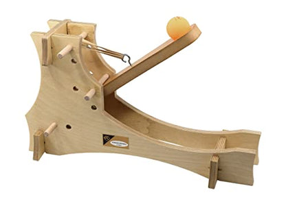 EISCO High Power Catapult Kit - Build Yourself - STEM Learning - Comes Explore Force, Acceleration, Hooke's Law & More - Garage Physics