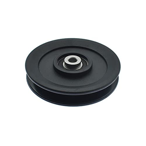 Universal 4.5" Nylon Gym Cable Pulley Wheel Traction Bearing Pulley Wheel