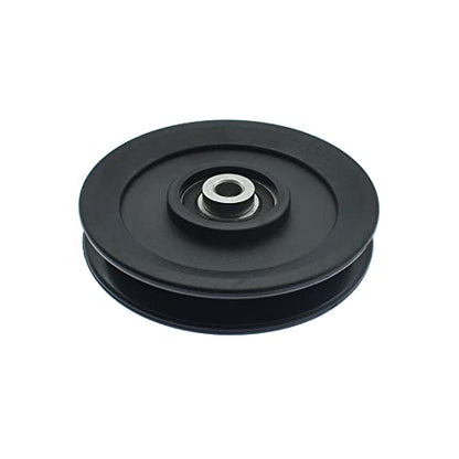 Universal 4.5" Nylon Gym Cable Pulley Wheel Traction Bearing Pulley Wheel