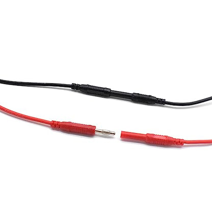 2Pcs Multimeter Test Lead Extension Male to Female Connector 4mm Banana Plug to Jack Heavy Duty 14AWG Silicone Wires Meter Leads Probes 3 Feet - size: Male to Female, style: 2Pcs-Length of 3 Feet