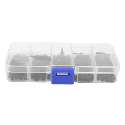 140Pcs Round Screw Kit M2.5 Nylon Screw Nuts