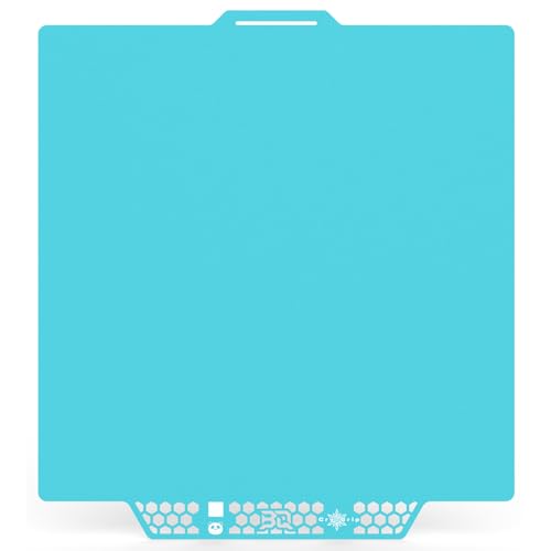 BIQU CryoGrip Pro Glacier Panda Build Plate for Bambu-Lab 3D Printers - color: Glacier-Blue, size: 257*257MM, style: Glacier