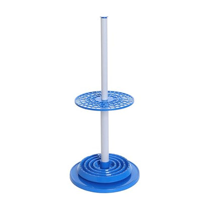 EISCO Rotary Pipette Stand, Holds 94 Pipettes Vertically - Open Bottom for Easy Draining