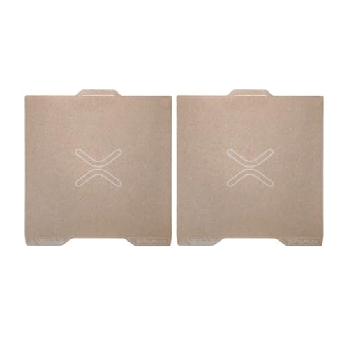 Creality SPARKX i7 3D Printer Double-Sided Gold Texture Print Bed, 265x300mm, Strong Bed Adhesion & Magnetic Force, Flexible and Reusable, Easy Print Removal - size: Dual-Texture PEI Plate