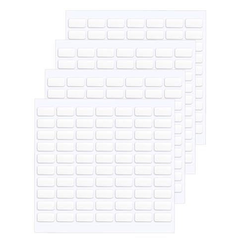 JANYUN 280 Pcs Mounting Putty,Double Sided Sticky Dots Poster Putty Clear - size: 13x8mm Square 280pcs