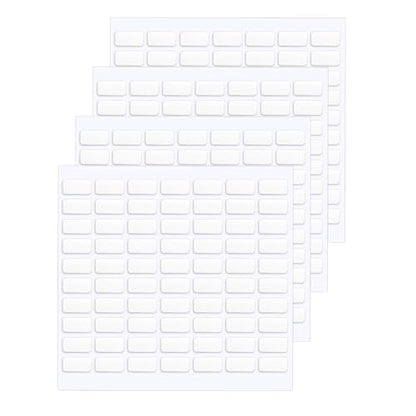 JANYUN 280 Pcs Mounting Putty,Double Sided Sticky Dots Poster Putty Clear - size: 13x8mm Square 280pcs
