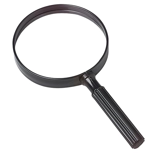 U.S. Toy US Toy One Jumbo 9" Plastic Magnifying Glass, Black