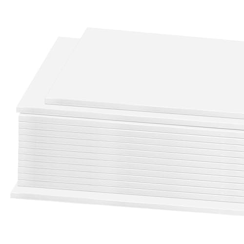 Mat Board Center, 8x10 inche White Foam Board Acid-Free 25 Pack 1/8" Thick - color: White, size: 8x10