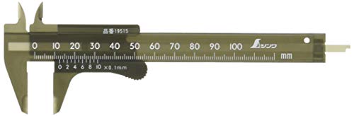 Shinwa Sokutei 19515 Plastic Calipers, 3.9 inches (100 mm)