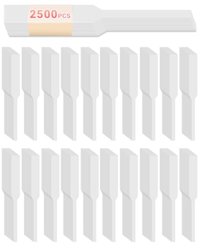 2500 Pack Perfume Tester Strips, White Fragrance Blotters for Scent Testing - color: 2500 Pieces