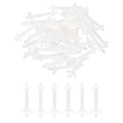 PATIKIL 60PCS PCB Board Isolation Column, Nylon Reverse Locking Circuit Board Clips Standoff Double Head Insulation Bracket Support Height 28.7mm /1.13" - size: 28.7mm /1.13"