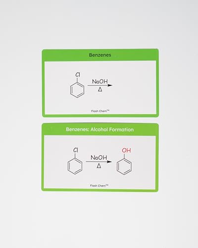 The Must Have Organic Chemistry Flashcards: 300 Color Coded Organic Chemistry Reactions Including Alcohols, Alkenes, Carboxylic Acids, Esters, Amides, Benzenes, Ketones, Amino Acids, and More