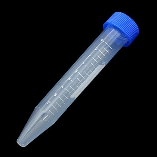 10mL Centrifuge Tubes,200 PCS Conical Tubes Sterile/2Bag Pack,Leak-Proof Screw Caps(Blue), Plastic Container with Write Marks, Non-pyrogenic, DNase/RNase Free - size: 10ml-Blue