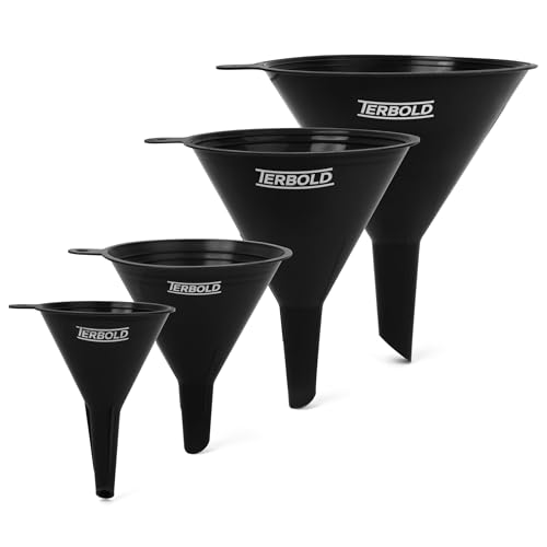 4pc Funnel Nesting Set (Black)