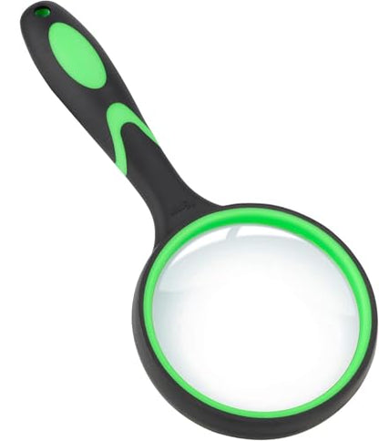 Celosia Handheld Magnifying Glass for Seniors & Kids 75mm, 10X