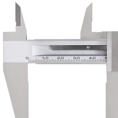 PEC Dial Caliper 0-200mm, Stainless Steel Precision Measuring Tool - size: 0-200mm