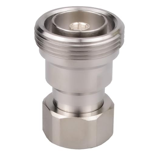 4.3/10 Mini Din Male to 7/16 L29 Female Adapter 4.3-10 MiniDIN Male to Din Female Adaptor Low PIM 160dBc - color: 4.3-10 Male to 7/16 Female