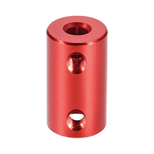 uxcell 5mm to 10mm Bore Rigid Coupling Set Screw, Dark Red - size: 5mm to 10mm